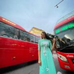 Archita Sahu Instagram - Rickshaw or Bus ? Which one you would prefer to ride ?? #aodai #hoankiem #cafe #SabyArchita #archita #travel #road #rickshaw #bus #cafehoankiem #highlandcoffee