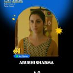 Arushi Sharma Instagram - Whattttttt!!!!All India number 1️⃣. Can’t believe that this has happened!!! Thank you from the bottom of my heart to EVERYONE who has loved me and Jyotsna. Sending a big virtual hug 🤗 thank you @imdb_in. This is super special ⭐️