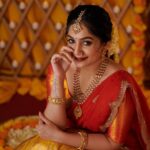 Arya Instagram - VIJAYADASHAMI 2023 🌟🌸 Dhavani @kanchivaram.in Mua @sajithandsujith Styling @sabarinathk_ Jewelry @ttdevassy Photography @plan.b.actions Art @silvester_attractte Studio @maxxocreative Photography asst @dayonphotos #festivewear #festiveseason #navratri #vijayadashami #2023 #dressup #makeup #tradition #ethnicwear #fashioninspo