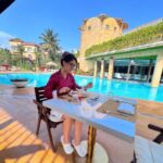 Ashnoor Kaur Instagram - Mornings like these🤍✨ #BreakfastByThePool . . . 📍 @dellaadventureandresorts @jimmy_mistry #DellaResorts #DellaAdventureAndResorts #DellaAdventure #JimmyMistry #breakfast #poolside #poolbreakfast Della Adventure & Resorts