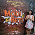 Avani Modi Instagram - Backdrop ready for the promotion of our movie starting soon #modijikibeti releasing on 14th October in cinemas near you. ❤️ @mjkbfilm Producers: @avanimodiofficial @eddy_p_singh @arpitmgarg Director: @eddy_p_singh Writer: @avanimodiofficial Cast: @avanimodiofficial @vikramkochhar @pitobash DOP: @subhchint Associate producers : @eshanmodi @arshadsiddiqui_official Co producers: @vish_monpara @paresh6723 @pitobash Mumbai - मुंबई