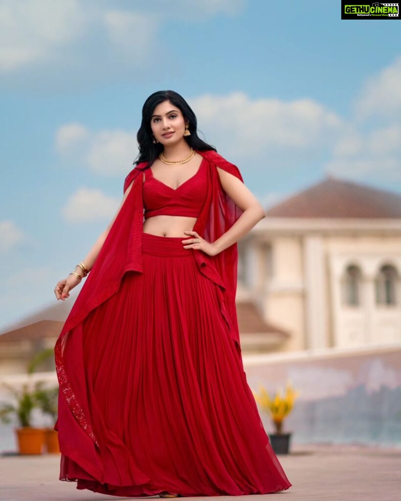 Avani Modi Instagram - "Draped in a ravishing red lehenga, our award-winning actress @avanimodiofficial shines brighter than ever! 🌟 Congratulations on your well-deserved accolade! 🏆❤ #AwardWinner #StunningBeauty #RedLehengaGoals" Styling: @beingstyl Assistant Styling: @gummadimeghana Outfit: @tirabynareshraj Photographer: @lakshman_murthy99 , @chandu_chinna_creations Filmnagar Cultural Club, Film Nagar, Jubilee Hills, Hyderabad