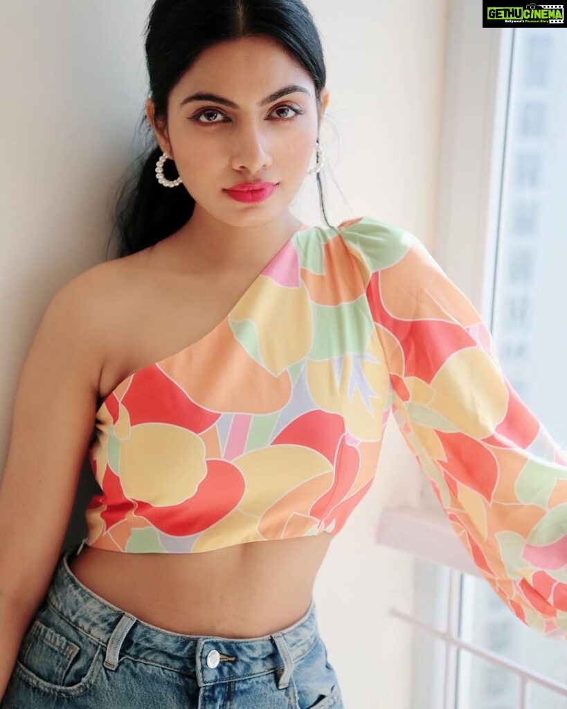 Avani Modi Instagram - Just a colourful Sunday 🌈 ❤ Photo: @abstractguy12 @visuallyesthetic MUAH: @makeoverbypanisha Styled by: @stzy.in #spring #mood #instagram #instadaily #beauty #happy #life #love #gratitude #white #morning #lifestyle #model