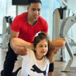 Ayesha Jhulka Instagram - No one ever built muscle without a little hustle💪🏻 #stayfit #stayfitdontquit #stretchitout