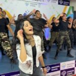 Ayli Ghiya Instagram - Never stop doing what makes you happy… So I infiltrated the dance flash mob and became one of them❤️ #flashmobs #highlightsoftheweek