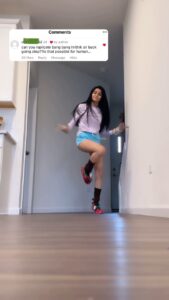 Ayli Ghiya Instagram - Okay.. Lemme try..🫣

# Dancing in Santa Socks🙈😂😂 Hoping not to Slip and Trip 😂😂