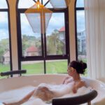 Bhanushree Mehra Instagram - @jaensspatriloka in Ubud, Bali is an absolute gem ! This spa is not only incredibly pretty but also really good at what they do. I had experienced their signature Balinese massage with flower bath which was fantastic! If you’re in Ubud, don’t miss out on this place, highly recommend it ! . . . . . #ubudbali #ubud #jaensspaubud #spaday