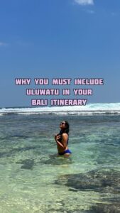 Bhanushree Mehra Instagram - Include Uluwatu in your Bali itinerary ! ⬇️⬇️

People usually just go to Seminyak and Kuta, which can get really busy and honestly are just so done !! But Uluwatu is a different kind of place - it’s peaceful, calm & adventurous! 

Best beaches - Uluwatu has some of the most beautiful beaches in Bali. The sand is soft, the water is clear and it’s perfect for swimming or surfing.

Vibrant Young Atmosphere: Uluwatu feels alive and exciting. It’s great for people who want to have fun and enjoy an energetic atmosphere. Do check out @hatch_bali for Sunday markets & music events ! 

Less Crowded: Unlike some crowded places, Uluwatu is not packed with too many people. You can enjoy the beauty without too much hustle and bustle. There is zero traffic ! 

Top Day Beach Clubs: Uluwatu has some really fancy places to relax by the beach during the day. They offer comfortable places to sit and enjoy the ocean view. My favourites are @sundaysbeachclub @palmillabali 

Amazing Food: Whether you prefer upscale restaurants or local eateries, there’s something for everyone. The food is just too good ! Must check out @alchemybali @ulu.garden @ulu.artisan 

Raw untouched beauty: Uluwatu’s natural beauty is still like it was, not much has changed. The cliffs and beaches are really special, just as they are naturally.

Best Nightlife: if you like dancing and having a great time at night, this is the place to be ! 
.
.
.
.
.
.
. @thebaliguideline 
#uluwatu #bali #baliitinerary #uluwatubeach