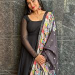 Bhavya Gowda Instagram - 🖤 Outfit: @anthariya_ Jewel: @thespatika Bangalore, India