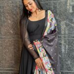 Bhavya Gowda Instagram - 🖤 Outfit: @anthariya_ Jewel: @thespatika Bangalore, India
