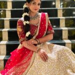 Bhavya Gowda Instagram - ❤️ Outfit: @rentyourlook_by_chandangowda Jewels: @thespatika Bangalore, India