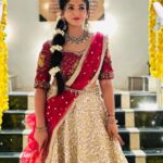 Bhavya Gowda Instagram - ❤️ Outfit: @rentyourlook_by_chandangowda Jewels: @thespatika Bangalore, India