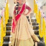 Bhavya Gowda Instagram - ❤️ Outfit: @rentyourlook_by_chandangowda Jewels: @thespatika Bangalore, India