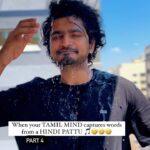 Bravo Instagram - 😂😂 TAG a NORTH INDIAN FRAAAND & tell them what Tamil word you heard 😂😂😂🤣🤣🤣😂😂😂😂😂🤣 ——————— Follow @being_bravo for more fun content —————— #reels #funnyreels #tamilcinema #tamilsonglyrics #hindisongs #bollywood #tumeri #aayanatu #odhani
