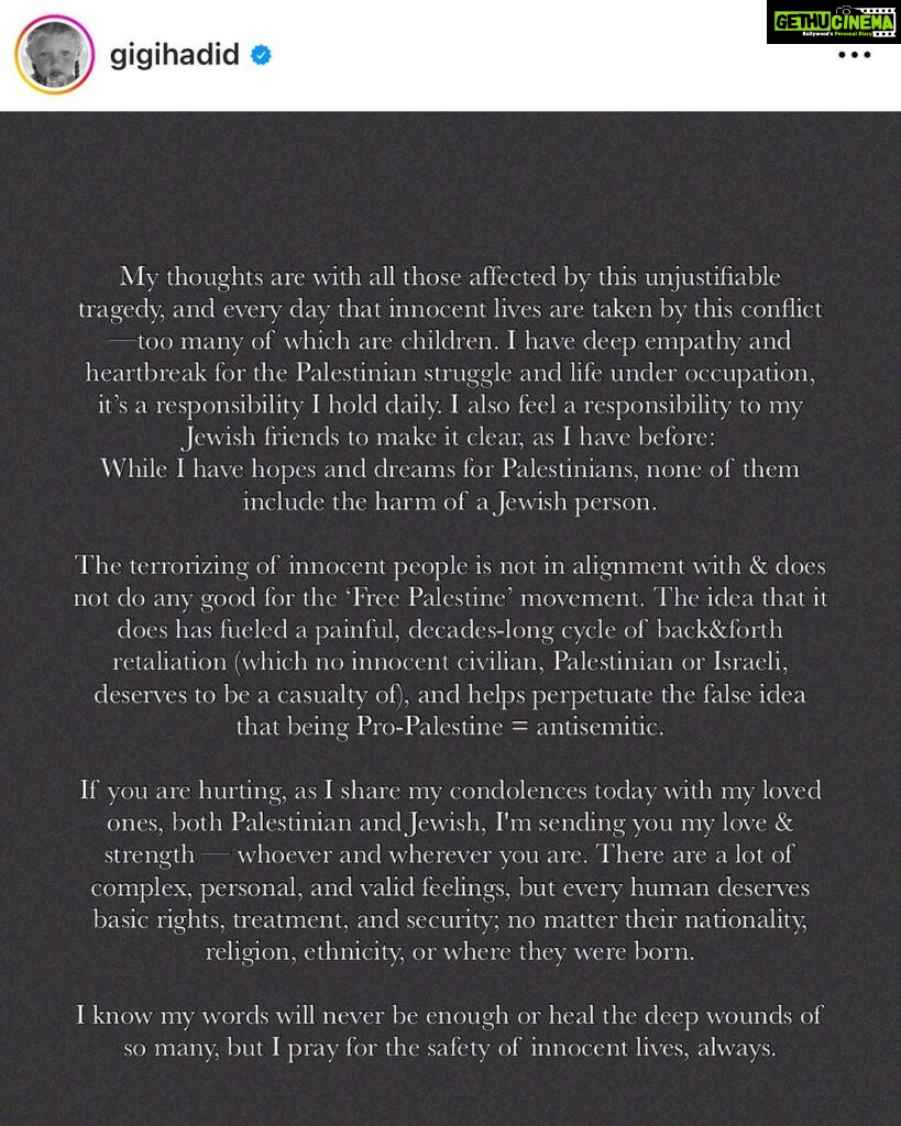 Bruna Abdullah Instagram - For all the people that hated the post “free Palestine” please understand that it DOES NOT MEAN I think that what has happened to the innocent people in Israel was right, no act of terror can ever be justified. WHILE WE HAVE HOPES AND DREAMS FOR PALESTINIANS NONE OF THEM INCLUDE THE HARM OF A JEWISH PERSON.