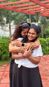 Chaitra Reddy Instagram - Recreating our reel after 3 years ..! 
So many things around us changed - but the love and affection doubled ❤️ @nakshathra_viswanathan 😘 always together through our thick and thin 😍🧿
