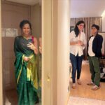 Darshana Rajendran Instagram - For my girls @_soumyapillai @roshniruthjesudoss @kirtiprakash @reshmapadmanaban and gang represents @mahima387 and @b_the_bee, who were the silliest assistants for me at OTTPlay Awards 2023. And for @aj_aswathyjayakumar @ajs_attires who stitched this lovely blouse for this beautiful saree that my girls gifted me. I was so happy to take you all along ❤️