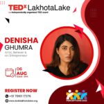 Denisha Ghumra Instagram - Watch, Listen & Meet 𝐃𝐞𝐧𝐢𝐬𝐡𝐚 𝐆𝐡𝐮𝐦𝐫𝐚 at #TEDxLakhotaLake 2023: PERCEPTIONS! #TED #TEDx #Perceptions #Speakers #SpeakerAlert #SpeakerAnnouncements #Jamnagar Grab Your Tickets Now from the Link in Bio!