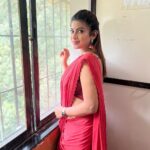 Dhamnashree Kadgaonkar Instagram - Festive attire continues… #dhanashrik #ganapati #festival #festiveattire #tuchalpudha #zeemarathiofficial #instagram #phpto Ghodbandar Road Thane