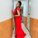 Dhamnashree Kadgaonkar Instagram - Festive attire continues… #dhanashrik #ganapati #festival #festiveattire #tuchalpudha #zeemarathiofficial #instagram #phpto Ghodbandar Road Thane
