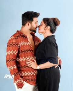 Dhanya Mary Varghese Instagram - It’s a love story ❤️

Dop: @iamanoopmohan 
MUA: @shanthi__praveen 

#johnjacob #dhanyamaryvarghese #couple #actors #lifewithjod #photoshoot