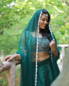 Dhivya Duraisamy Instagram - Costume @designed_by_sindhu 
PC @evidencemaker