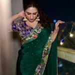 Disha Parmar Instagram - Happy Diwali 💥🪔🌟 Saree @vastra_by_ps Styled by @dinky_nirh Mua @makeoverbysejalthakkar 📸 @iam_rajinamdar