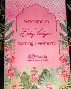 Disha Parmar Instagram - Navya’s Naming Ceremony.. ❤️👼🍼🧿 #NavyaVaidya

Pics by @loveandmemoriesofficial @meghaisrani 
Decor @haathi_ghoda_palki
