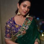 Disha Parmar Instagram - Happy Diwali 💥🪔🌟 Saree @vastra_by_ps Styled by @dinky_nirh Mua @makeoverbysejalthakkar 📸 @iam_rajinamdar