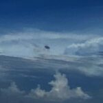 Divya Prabha Instagram - WTF!!!!!!!!!!! Today during my flight from mumbai to kochi , just an hour before landing in kochi while I was taking a picture of the sky ,suddenly I saw something through my phone cam , a strange object flying 🛸 in between the clouds and it disappeared after a few seconds…. I just can’t figure out what it was … Is it UFO !!!!!!!!!🥹🥹🥹🥹🥹🥹 #youdontbeleiveuntillyousee #itsnotajokeitsreal #canibeleivemyowneyes #bizzare Fly In The Sky