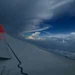 Divya Prabha Instagram - WTF!!!!!!!!!!! Today during my flight from mumbai to kochi , just an hour before landing in kochi while I was taking a picture of the sky ,suddenly I saw something through my phone cam , a strange object flying 🛸 in between the clouds and it disappeared after a few seconds…. I just can’t figure out what it was … Is it UFO !!!!!!!!!🥹🥹🥹🥹🥹🥹 #youdontbeleiveuntillyousee #itsnotajokeitsreal #canibeleivemyowneyes #bizzare Fly In The Sky