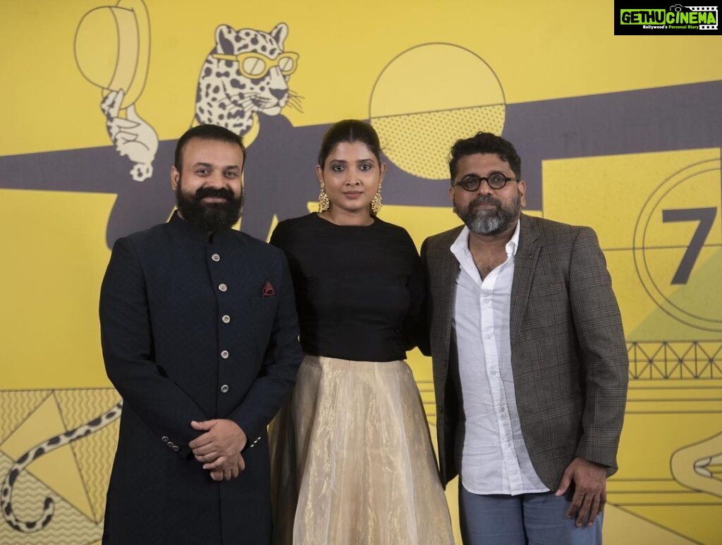 Divya Prabha Instagram - "ARIYIPPU" had its world premiere as the opening movie in the competition segment at the 75th Locarno International Film Festival with more than 2000 people from all across the world and received lots of appreciations globally . Thank you LOCARNO for the amazing opportunity! @filmfestlocarno @giona.nazzaro For the first time ever, a Malayalam film getting 5 nominations in the international competition section, also personally getting nominated for the Best actress has been an overwhelming experience for me and our team Ariyippu/ Declaration 🙏🏾 Thank you @maheshnarayan_official for entrusting me with this huge responsibility of playing the lead character ‘Reshmi’ and making this soulful movie ♥️ #heartfeltgratitude🙏 @kunchacks @sanujohnvarughese @shebinbacker @bandhuprasad Costume courtesy @pranaahbypoornimaindrajith #feelingproud Locarno, Switzerland
