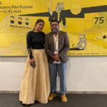 Divya Prabha Instagram – “ARIYIPPU” had its world premiere as the opening movie in  the competition segment at the 75th Locarno International Film Festival with more than 2000 people from all across the world and received lots of appreciations globally . 

Thank you LOCARNO for the amazing opportunity! 
@filmfestlocarno @giona.nazzaro 

For the first time ever, a Malayalam film getting 5 nominations in the international competition section, also personally getting nominated for the Best actress has been an overwhelming experience for me and our team Ariyippu/ Declaration 🙏🏾

Thank you @maheshnarayan_official for entrusting me with this huge responsibility of playing the lead character ‘Reshmi’ and making this soulful movie ♥️

#heartfeltgratitude🙏 
@kunchacks 
@sanujohnvarughese 
@shebinbacker @bandhuprasad 

 Costume courtesy @pranaahbypoornimaindrajith 

#feelingproud Locarno, Switzerland