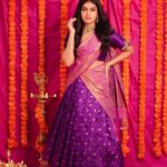Dushara Vijayan Instagram - “Wishing you and your loved ones a joyous and illuminated Diwali! May this festival of lights bring prosperity, happiness, and the warmth of togetherness. 🪔✨ #DiwaliCelebration #festivaloflights ” . . . Shot by : @its_me_poraali Outfit : @studio149 Jewellery : @nacjewellers Hairstylist : @puii_c_ammy