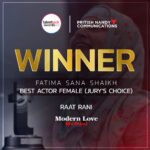 Fatima Sana Shaikh Instagram - @fatimasanashaikh wins the Best Actor Female (Jury's Choice) award at Talentrack Awards 2023 @talentrackofficial for Raat Rani - #ModernLoveMumbai ! Congratulations! #talentrack #StorytellersToTheWorld #30yearsofPNC @pritishnandy2018 @rangitapritishnandy @ishitapritishnandy @shonalibose_ @maniyar.nilesh @fatimasanashaikh @bhupendrasinghjadawat Mumbai, Maharashtra