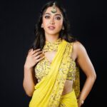 Gayatri Bhardwaj Instagram - In my संस्कारी era✨ Wearing @shlokakhialaniofficial @mintandmilkpr Styled by @letstalkfashion.official earrings @thetrinkaholic Bracelet @visista_goldanddiamonds_ Jewellery stylist @blend9studio Hair and makeup @shivani.shettyehmua Clicked by @tdf.thedreamfilmer