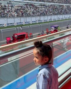 Gul Panag Instagram - Seeing  the race through Nihal’s eyes was fun.

He’s been a regular at the  @buddh.international.circuit for a few years, now courtesy , his Mom’s jury duty on @ackodrive and before that on @carandbike and of course his  uncle Sid @sidpatankar . 

But this was his first time at an actual race. I wasn’t sure if he’d  last . 😅 I thought he  may get bored, and the crowd  can be quite overwhelming . And then there was the  noise.
Music to some of us, but it is still  pretty high decibel sound. ( As the Husband captured on his @apple watch- last video )

He took to it like fish to water. Stood in the balcony, watching two complete races ( Moto GP and Moto 2) as sweat, dripped from his face and drenched his shirt . It WAS pretty humid. And sunny.

Yes, I think he is a motorsport fan in the making .🥰

And he was quite cognisant of  Marco Bezzecchi’s  considerable lead from early in in the race. And kept asking if No 72 was going to win!!

@motogpbharat  @buddh.international.circuit @motogp  #motorsport #motogp #motogpbharat