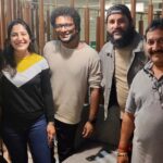 Haricharan Instagram - Off to Germany with these Lovelies to start off the Europe tour with @arrahman sir @btosproductions @a.j.entertainments @thaalammediaofficial Chennai International Airport