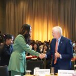 Harnaaz Kaur Sandhu Instagram - 🌟 “You and I, we believe in change. And that’s why we’re here today.” These empowering words from Miss Universe 2021 and menstrual health advocate, Harnaaz Sandhu, marked a triumphant close to the Girl Up India Leadership Summit. Champions like her make a gender-just future not just a dream, but a reality we’re actively building. Her action and advocacy to end period poverty are an unwavering source of inspiration for the 450+ youth leaders who came together at the Summit on October 8. Thank you, Harnaaz, for joining us on our mission to build a more inclusive future ❤️ #GirlsSteer #Future2030 #GirlUpIndia
