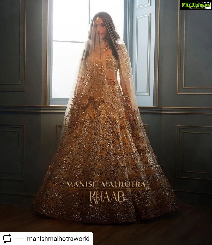 Heena Achhra Instagram - #Repost @manishmalhotraworld with @let.repost • • • • • • A longing graceful #mmveil layers a bride's emotion from all, preserving her sacred love. She adorns a Crème brûlée dupion crepe lehenga embroidered in delicate scallops with mukaish, metallic sequins, and antique metallic zardozi threads. #Khaab Bridal Couture 2022 @manishmalhotra05 Jewellery: Manish Malhotra Jewellery by Raniwala 1881 @manishmalhotrajewellery Production: Manish Malhotra Productions with the line producers @ikp.insta Photographer: @tarun_khiwal Stylist: @harshad.fshn Hair: @cristianocpereira Make up: @deepa.verma.makeup Talent: @heerachhra #ManishMalhotra #ManishMalhotraWorld #manishmalhotrajewellerybyraniwala1881 #ManishMalhotraVows #ManishMalhotraLabel #ManishMalhotraProductions #ManishMalhotraJewellery #ManishMalhotraVows #bride #bridal #bridaldress #bridesofindia #brides #indianbride
