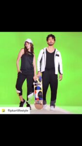 Heena Achhra Instagram - Posted @withrepost • @flipkartlifestyle Get ready to move in style!
Hot drops coming soon. @tigerjackieshroff 

#TigerShroff #HeerAchhra #prowl #prowlactive #readytomove #flipkart #flipkartfashion
