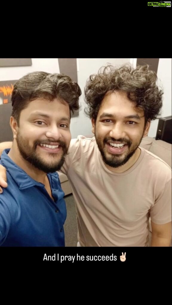 Hiphop Tamizha Instagram - Congratulations Thambi @actorananth ! Happy that the song is trending. Likewise the movie will be a super-hit. All the best ! Congratulations @imkaashif 🤟🏻 Excited to hear the rest of the album ❤️🔥