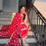 Isha Rikhi Instagram - मेरे नाम तू ❤️ Wearing my favourite @shopmulmul