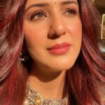 Isha Rikhi Instagram - In her element 🥰✨ Superb Hair👩‍🦳 Makeup💄 team @barcodesalon