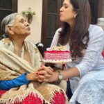 Isha Rikhi Instagram - My cutie Nani Maa 🥰❤️😇