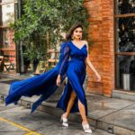 Janki Bodiwala Instagram - 🥶 . Styled by - @khushaliee Capture :- @theabhivalera Hmu :- @nidhi.mardia Slit gown - @barkhagorlabel Earrings - @jp_collection0 Ring - @tortoisejewellery Footwear - @fyorindia