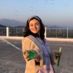 Janki Bodiwala Instagram - Joy of little things in life 😍 #roadtoremember2 #gujarattourism #statueofunity🇮🇳