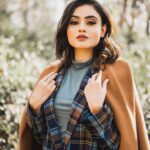 Janki Bodiwala Instagram - You are unbe-leaf-able😜 . Styled by - @khushaliee Capture by - @theabhivalera Hmu:- @nidhi.mardia Coat- @marksandspencerindia Pants - @celesteclothingbrand Ring - @one_nought_one_one