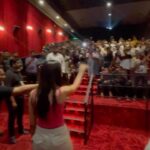 Janki Bodiwala Instagram - Thank you for such overwhelming response and houseful shows for VASH👻 Coming to surprise you in the theatre. See you. Link in bio to book your tickets. #Vash #TheatreVisit