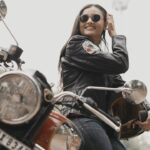 Janki Bodiwala Instagram - A truly Classic beginning to the new year. #RoyalEnfield, #PureMotorcycling, #classic350 #collab #reels #Trending Shot by @aanandshukla Manageby @fatctalents